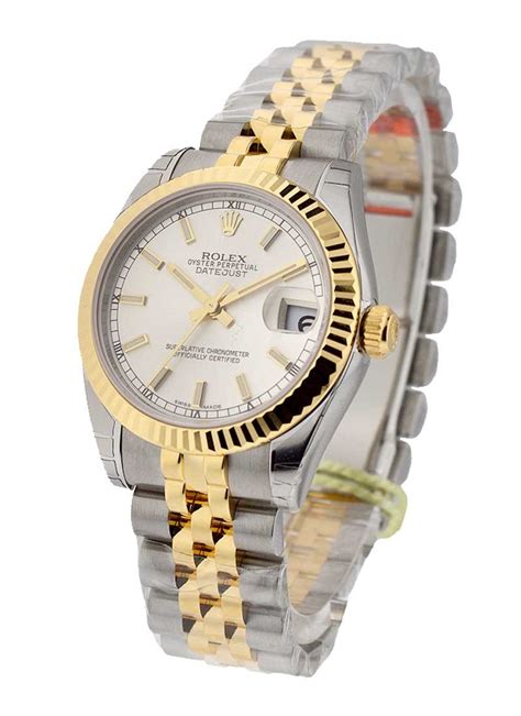 rolex datejust 31 two tone jubilee